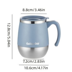 16.91 Oz Stainless Steel Vacuum Coffee Mug with Lid, Double Wall Cup for Hot And Cold Drinks - Ideal Gift for Home, Outdoors, Camping, Birthdays, Holidays (Thanksgiving, Christmas), Halloween